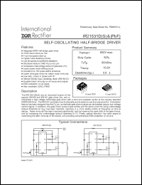 Click here to download IR21531S Datasheet