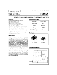 Click here to download IR2154 Datasheet