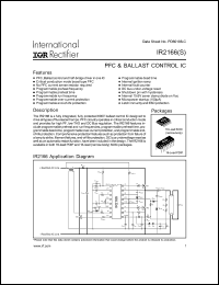 Click here to download IR2166S Datasheet