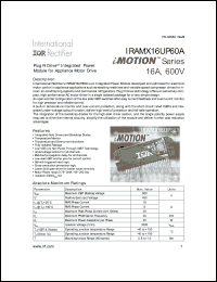 Click here to download IRAMX16UP60 Datasheet