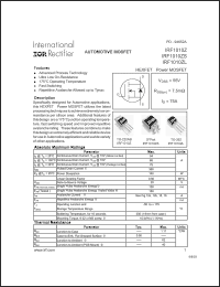 Click here to download IRF1010ZL Datasheet