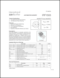 Click here to download IRF1503 Datasheet