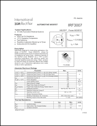 Click here to download IRF3007 Datasheet