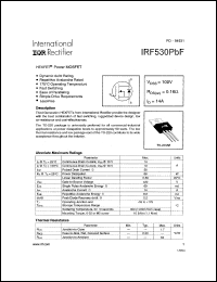 Click here to download IRF530PBF Datasheet