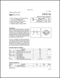 Click here to download IRF6150 Datasheet