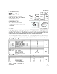 Click here to download IRF6604 Datasheet