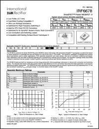 Click here to download IRF6678 Datasheet