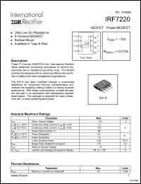 Click here to download IRF7220 Datasheet