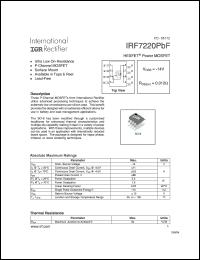 Click here to download IRF7220PBF Datasheet