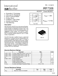 Click here to download IRF7306 Datasheet