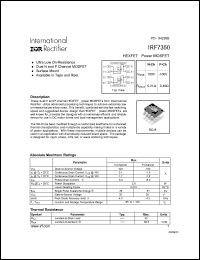 Click here to download IRF7350 Datasheet