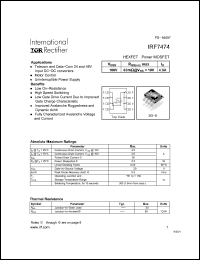 Click here to download IRF7474 Datasheet