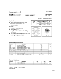 Click here to download IRF7477 Datasheet