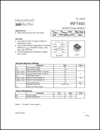 Click here to download IRF7493 Datasheet