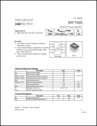 Click here to download IRF7495 Datasheet