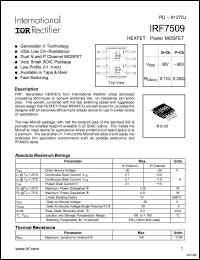 Click here to download IRF7509TR Datasheet