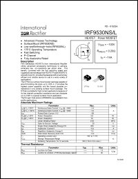 Click here to download IRF9530NSTRR Datasheet