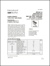 Click here to download IRFG9110 Datasheet