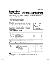 Click here to download IRFK3F250 Datasheet