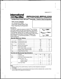 Click here to download IRFK6H250 Datasheet