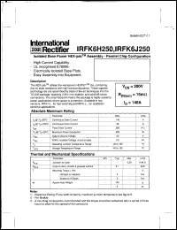 Click here to download IRFK6J250 Datasheet