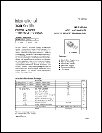 Click here to download IRFM044 Datasheet