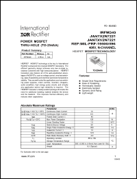 Click here to download IRFM340 Datasheet
