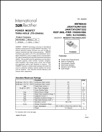Click here to download IRFM440 Datasheet