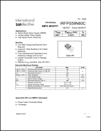 Click here to download IRFPS59N60 Datasheet