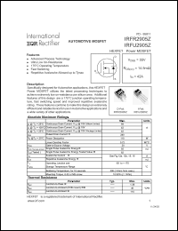 Click here to download IRFR2905Z Datasheet