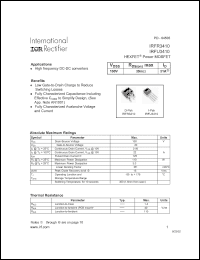 Click here to download IRFU3410 Datasheet