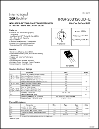 Click here to download IRGP20B120UD-E Datasheet