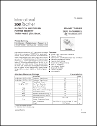 Click here to download IRHM57260SE Datasheet