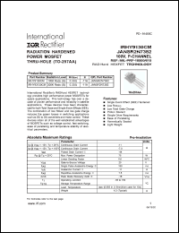 Click here to download IRHY9130CM Datasheet