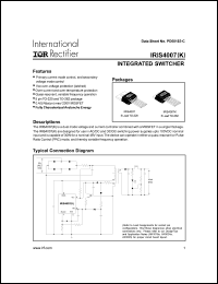 Click here to download IRIS4007 Datasheet