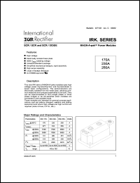 Click here to download IRKH170-16D25 Datasheet