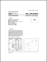 Click here to download IRKCL240-25S30 Datasheet
