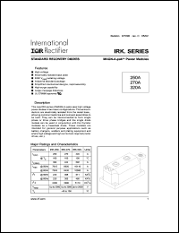 Click here to download IRKD250-16 Datasheet