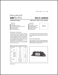 Click here to download IRKD91-12 Datasheet