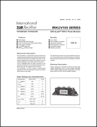 Click here to download IRKV105 Datasheet