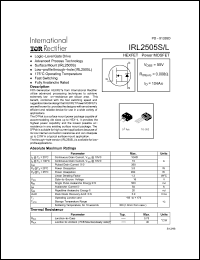 Click here to download IRL2505S Datasheet