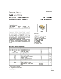 Click here to download IRL7N1404 Datasheet