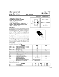 Click here to download IRLI2910 Datasheet