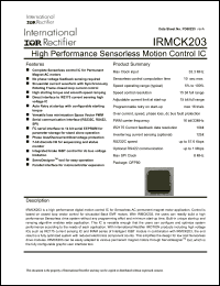 Click here to download IRMCK203 Datasheet