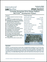 Click here to download IRMCS2031 Datasheet