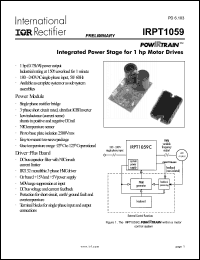 Click here to download IRPT1059D Datasheet
