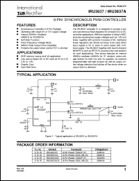 Click here to download IRU3037CF Datasheet