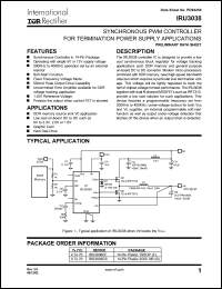 Click here to download IRU3038 Datasheet