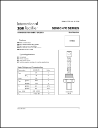 Click here to download SD500R Datasheet