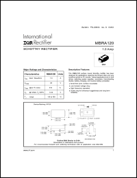 Click here to download MBRA120 Datasheet